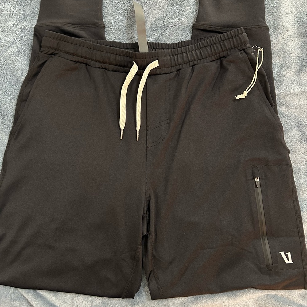 Vuori Black Jogger Pants with Zipper Pocket